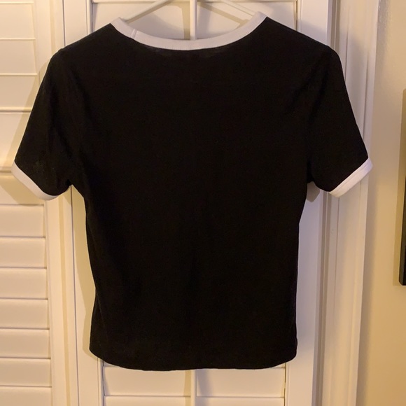 H&M black basic top. - Picture 3 of 4
